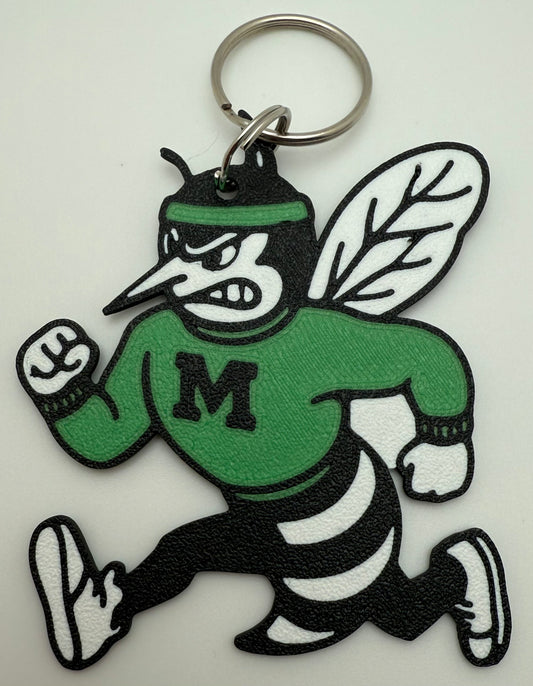 Malvern Hornet Cross Country Keychain