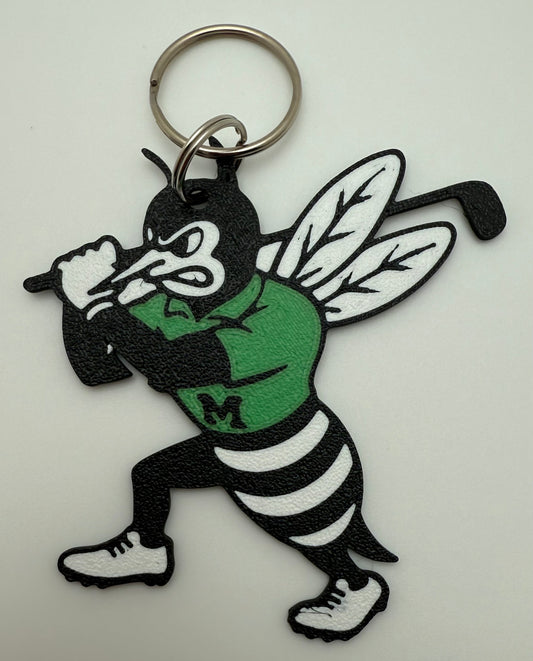 Malvern Hornet Golf Keychain