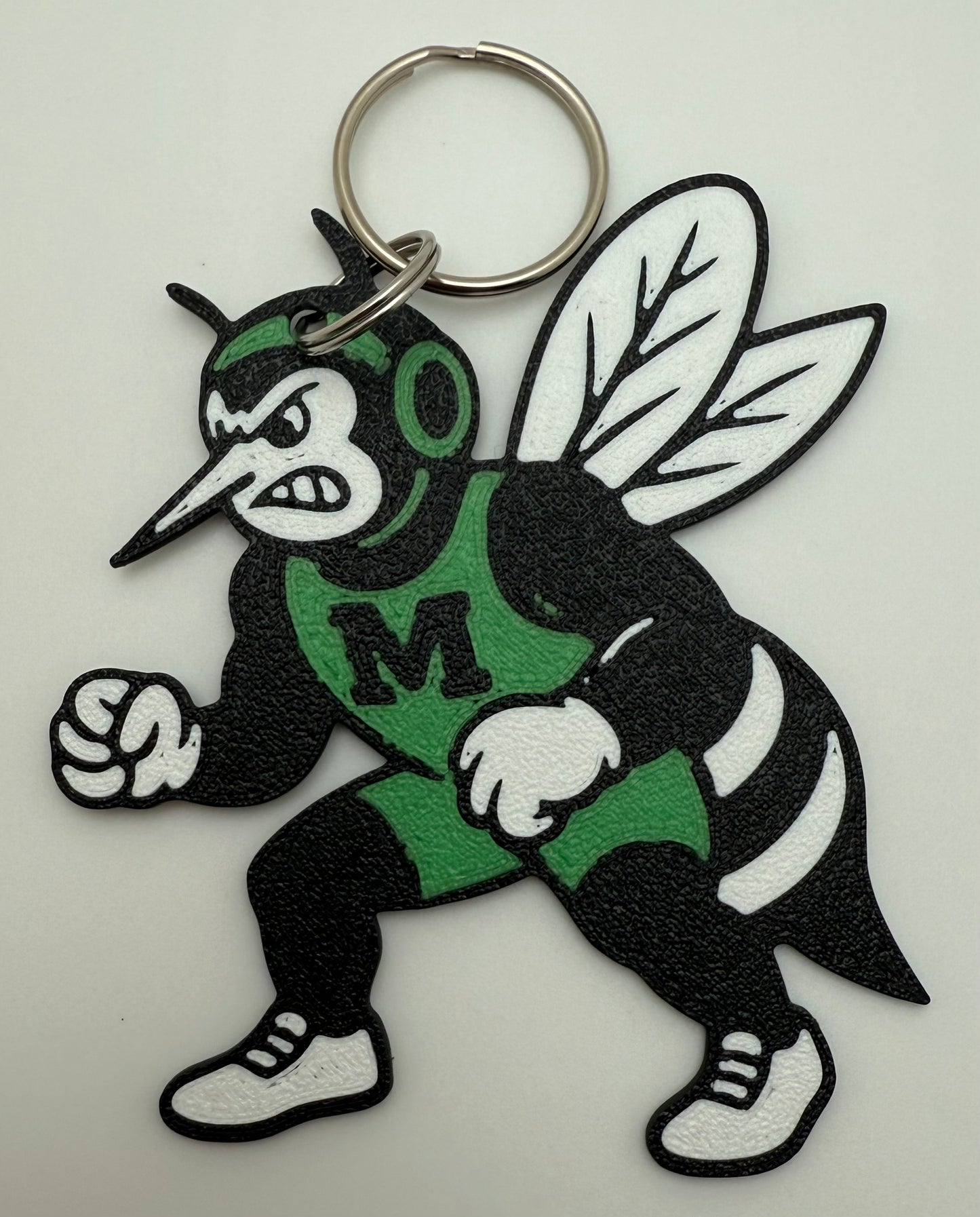 Malvern Hornet Wrestling Keychain