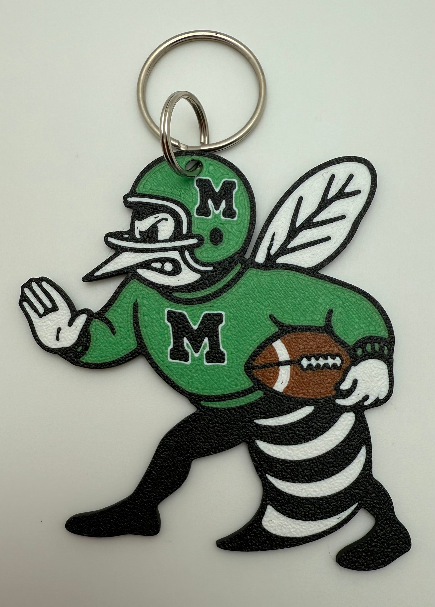 Malvern Hornet Football Keychain