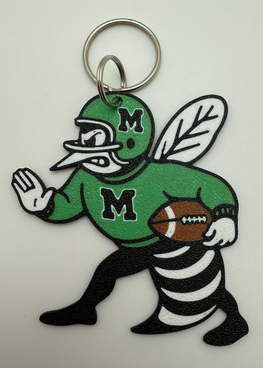 Malvern Hornet Football Keychain