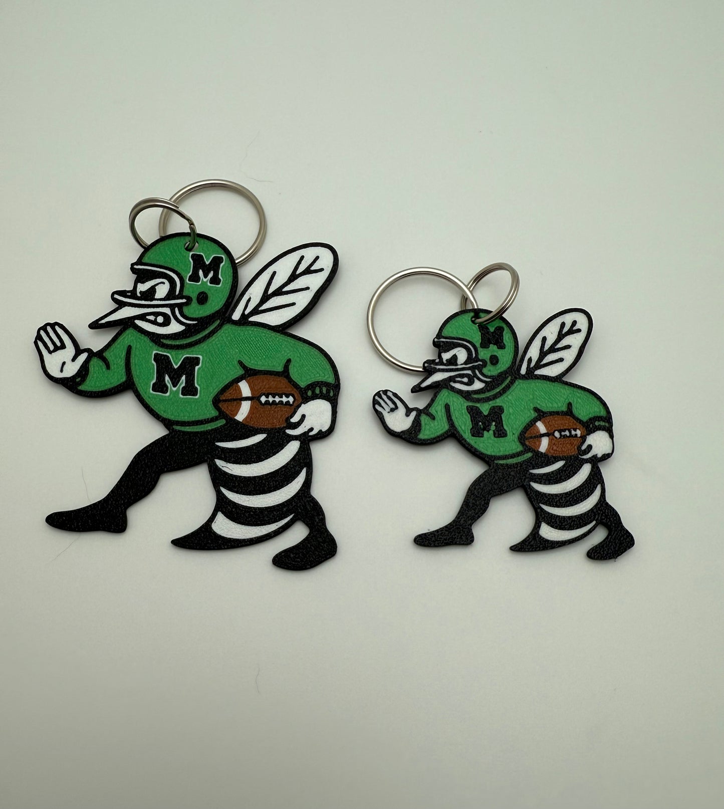 Malvern Hornet Football Keychain
