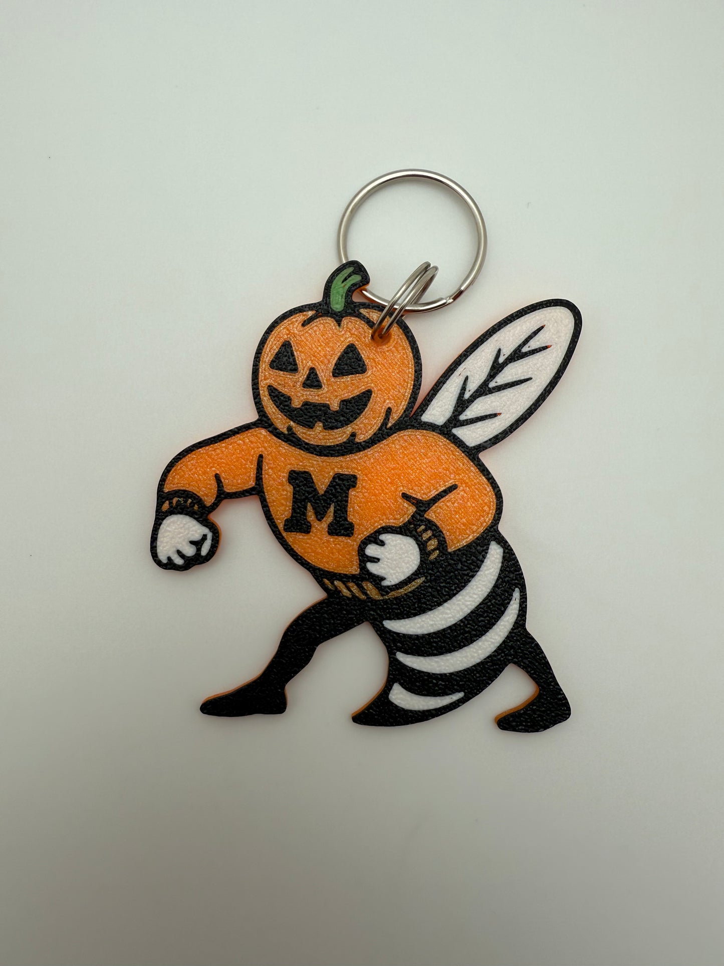 Spooky Malvern Jack-O-Lantern Keychain