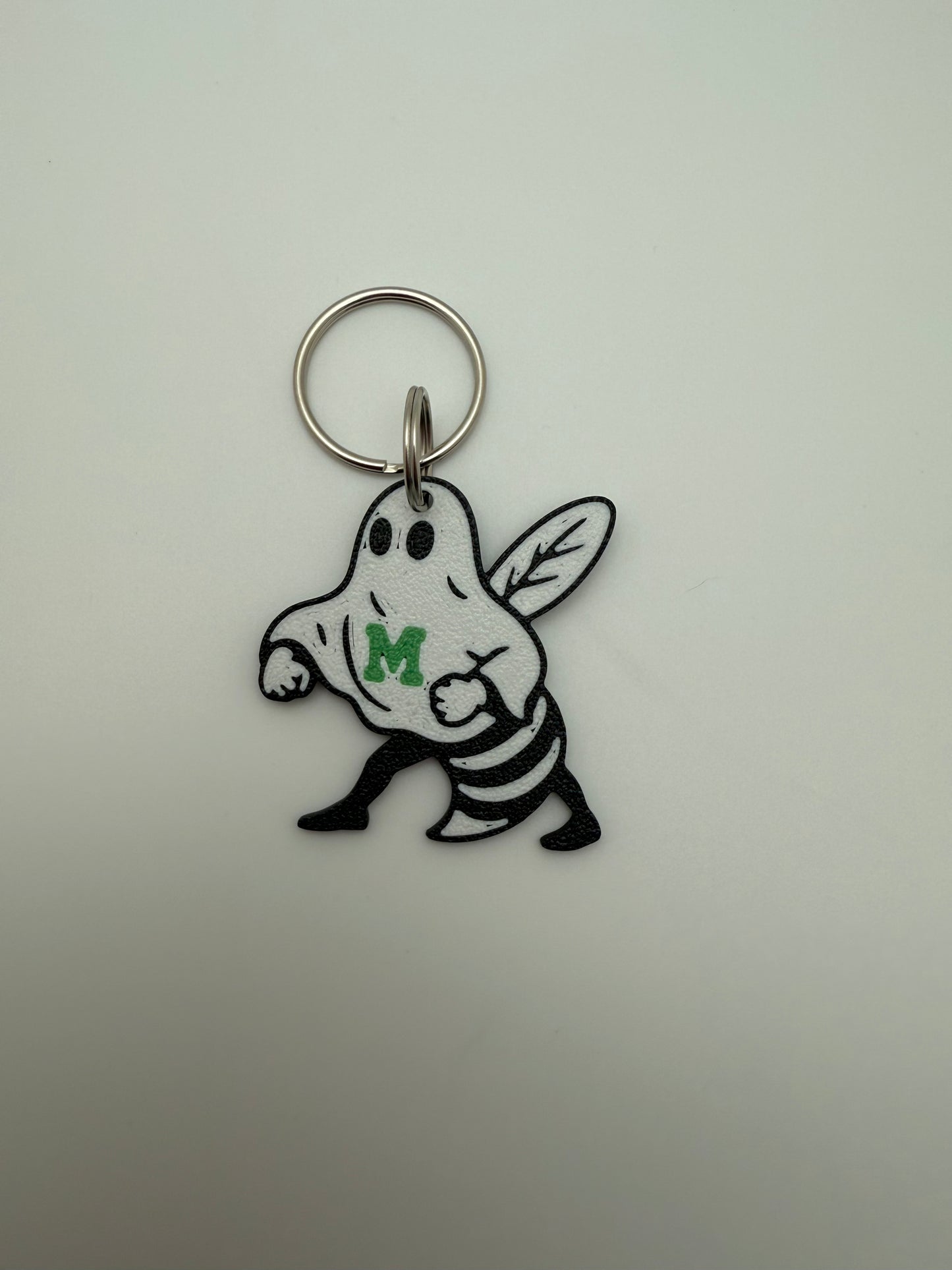 Spooky Malvern Ghost Keychain