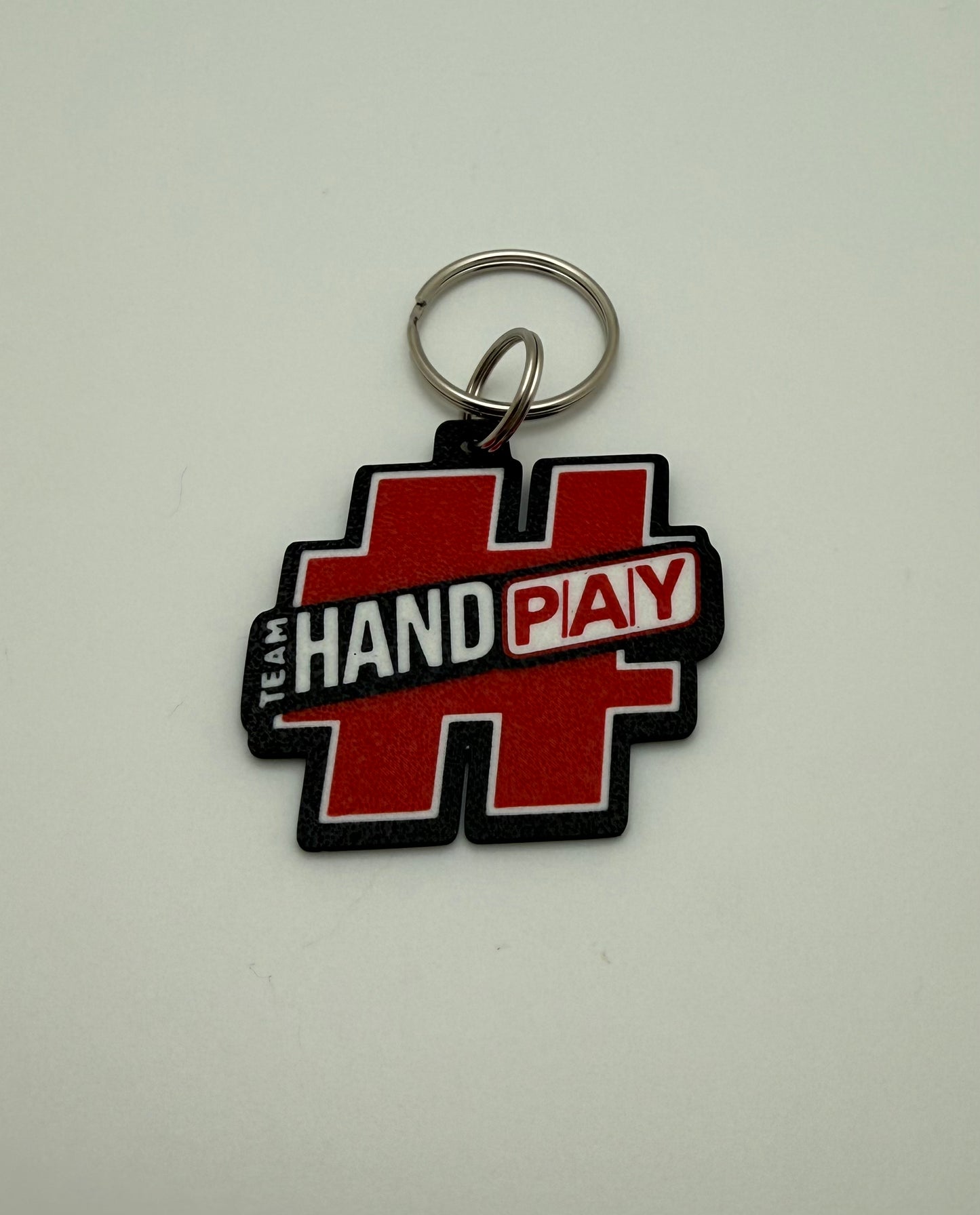 Hashtag: Team Hand Pay Keychain