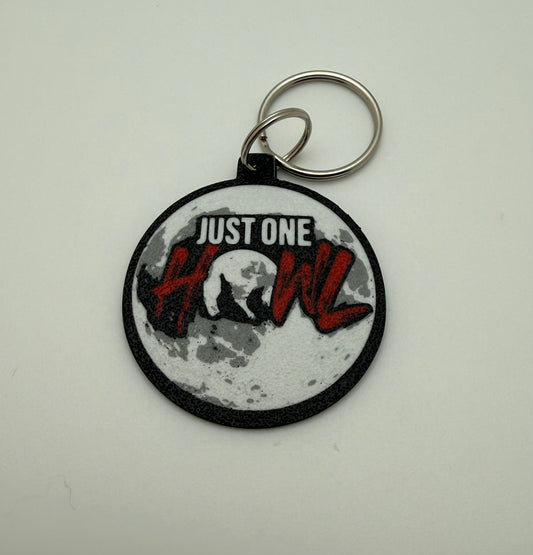 Moon: Just One Howl Keychain